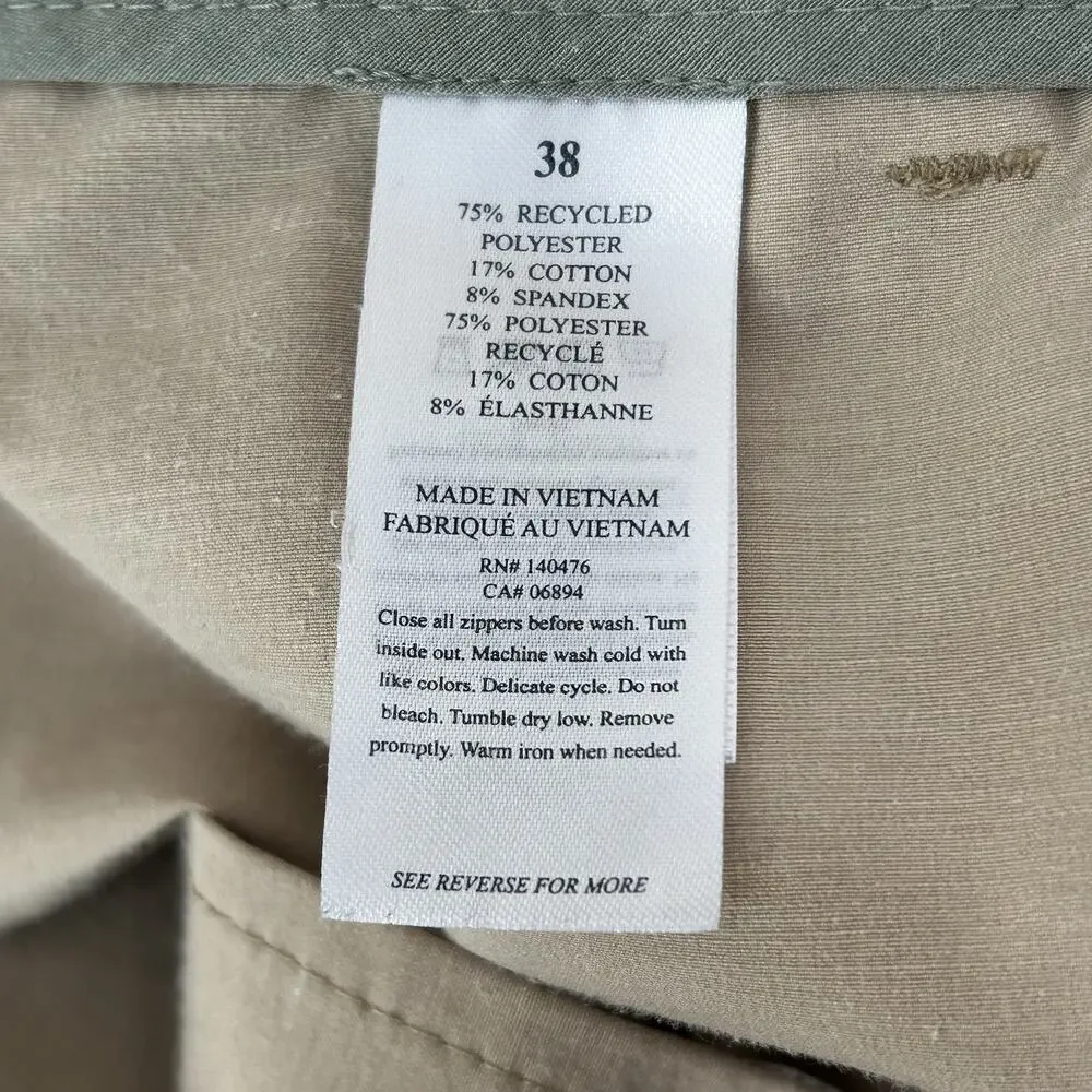 Faherty All Day Shorts Tan 9” Inseam *Stain Men's 38